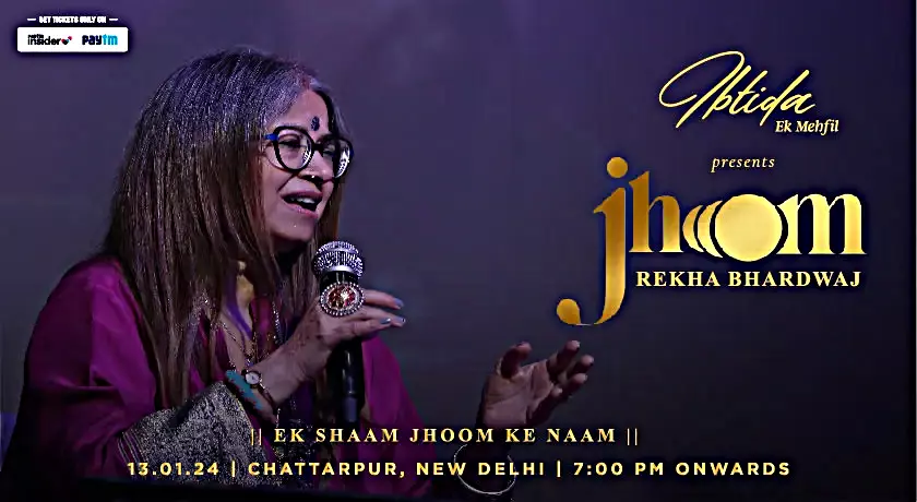 IBTIDA Ek Mehfil Jhoom 2024 Tickets, Pricing, and Online Booking starts from Rs.5,999 onwards. purchase tickets from the official website. check out more details.