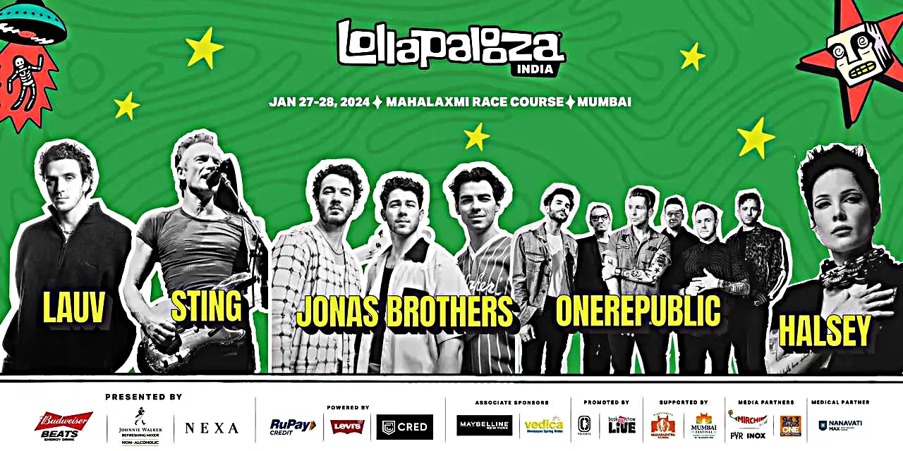 Lollapalooza India Tickets, 2024, Pricing, And Online Booking