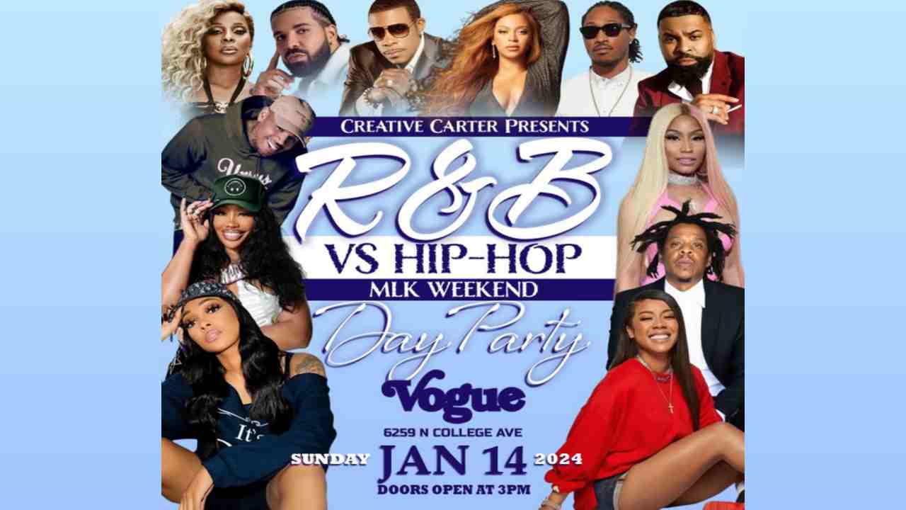 R&B vs Hip-Hop Day Party Tickets, Pricing, and Online Booking