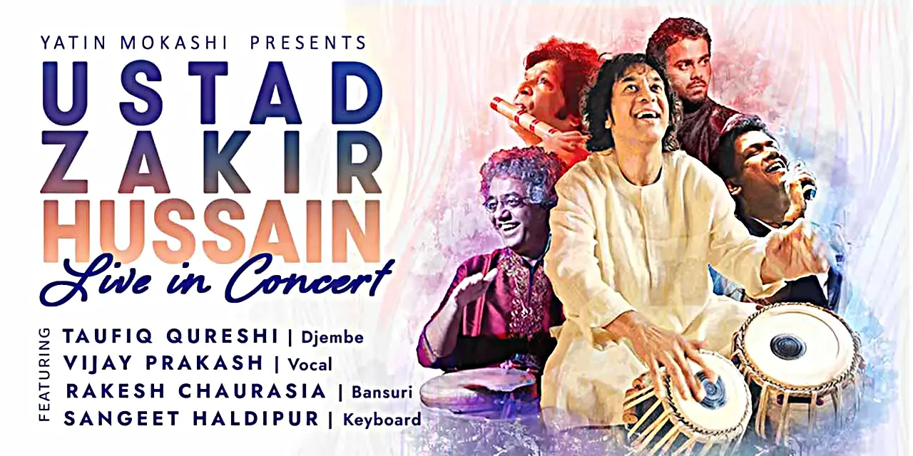 Ustad Zakir Hussain Tickets, Live in Concert Pune 2024, Pricing, And Online Booking